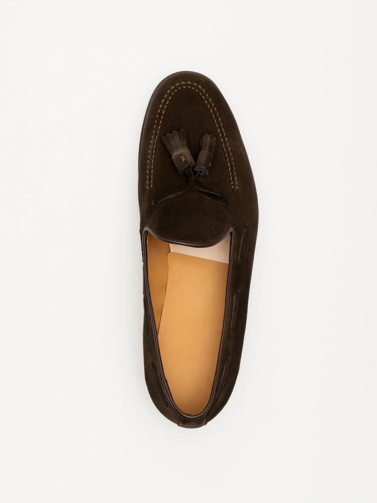 The Tassel Loafer - Brown Suede