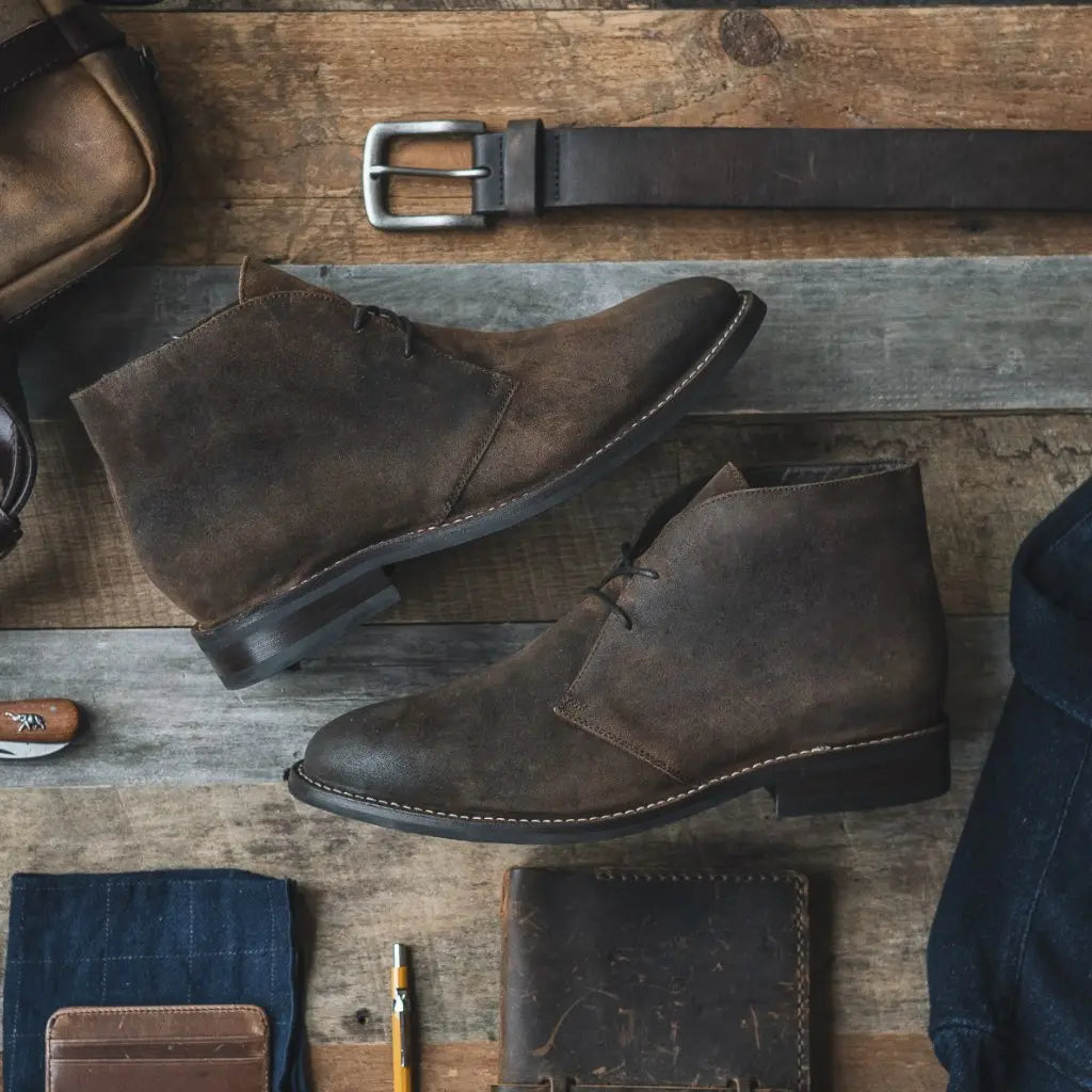 The Ashby Suede Chukka — Mocha