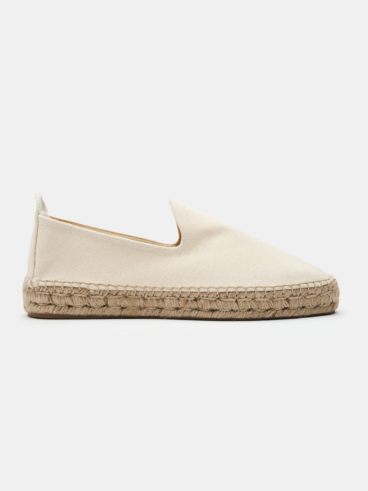 The Espadrille - Ivory Canvas