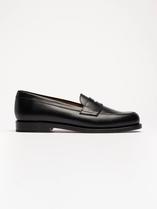 The Ivy Loafer - Black Calf