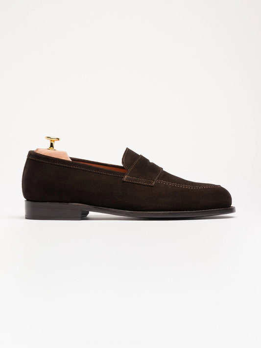 The Penny Loafer - Brown Suede