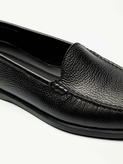 The Venetian Loafer - Black Grain