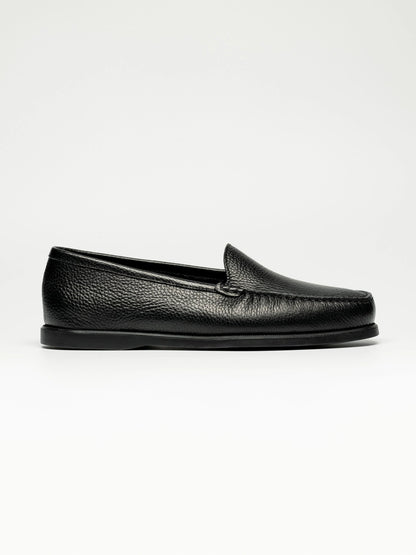 The Venetian Loafer - Black Grain