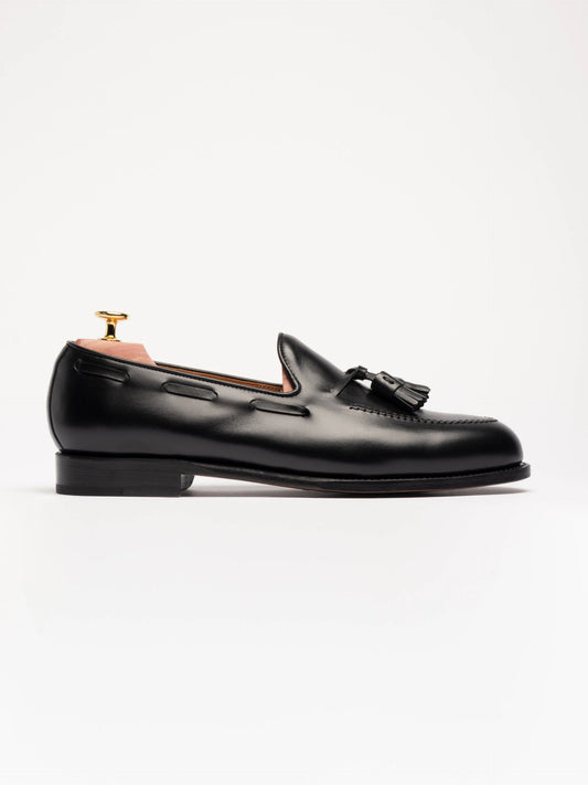 The Tassel Loafer - Black Calf