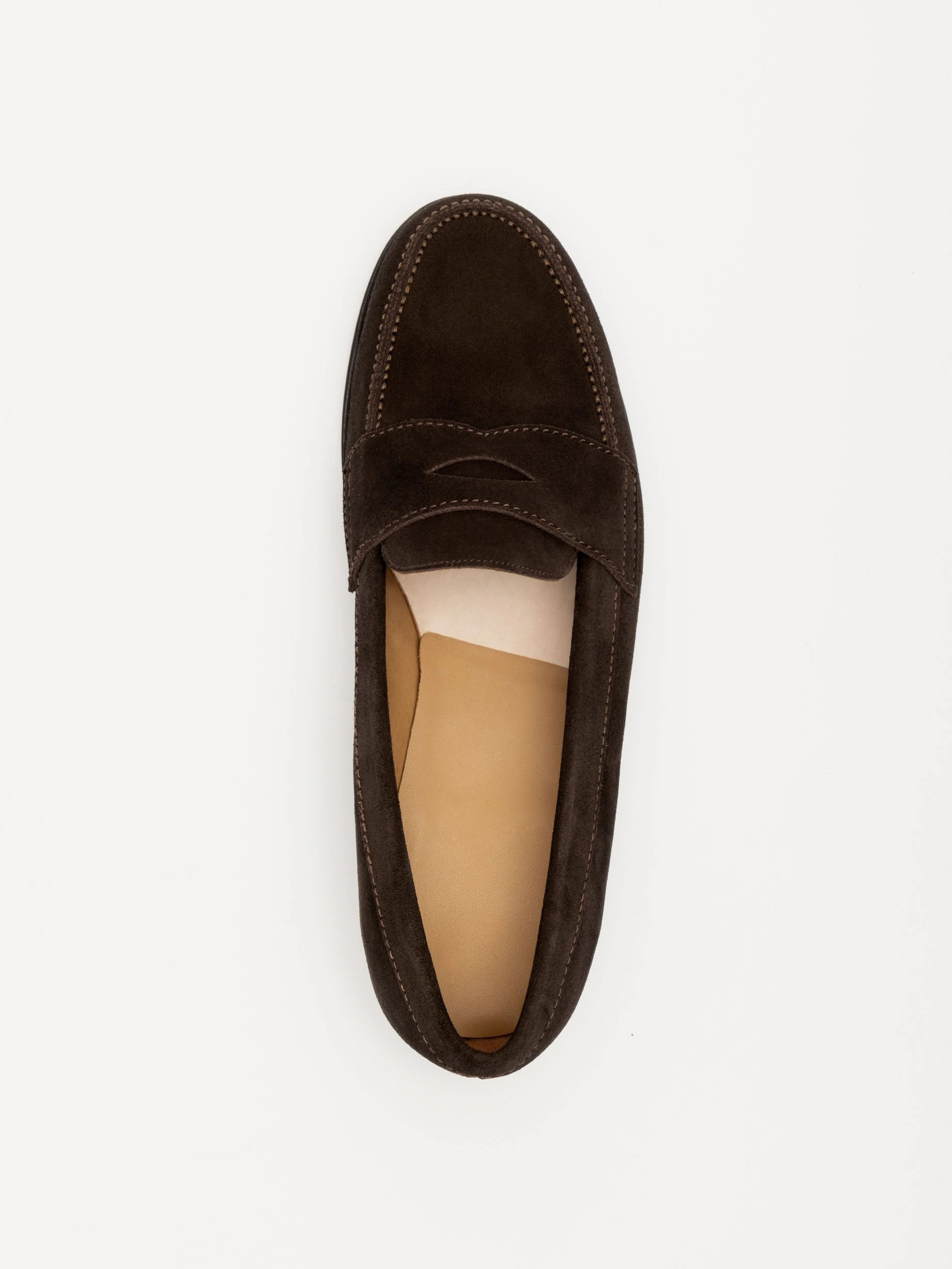 The Ivy Loafer - Brown Suede