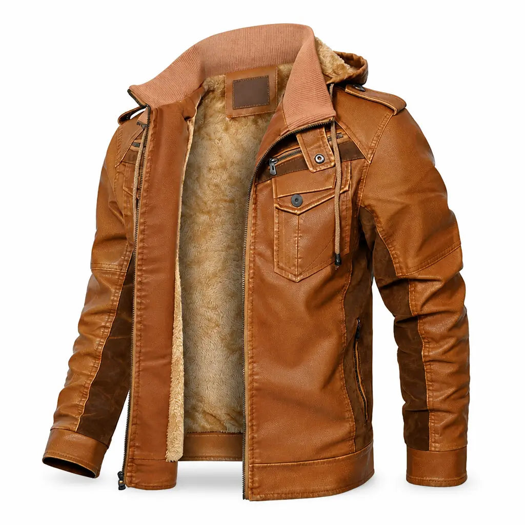 Abilene Lined Jacket — packshot cognac