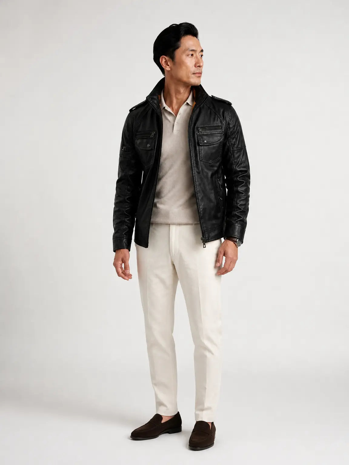 A field jacket that keeps its shape