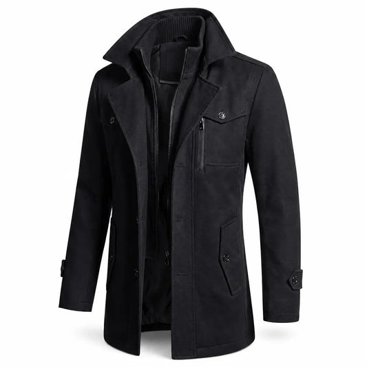 Cheyenne Overcoat — packshot black