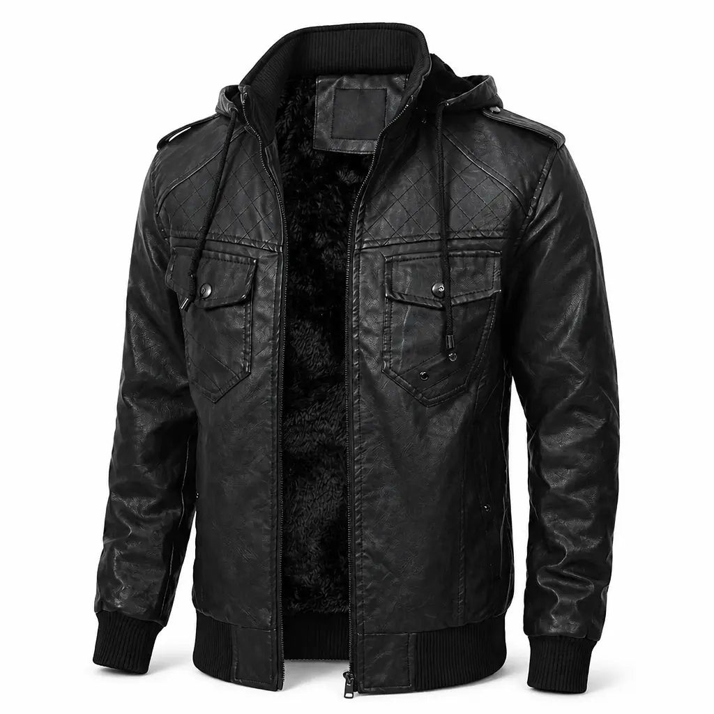 Colton Quilted-Lined Jacket — packshot black
