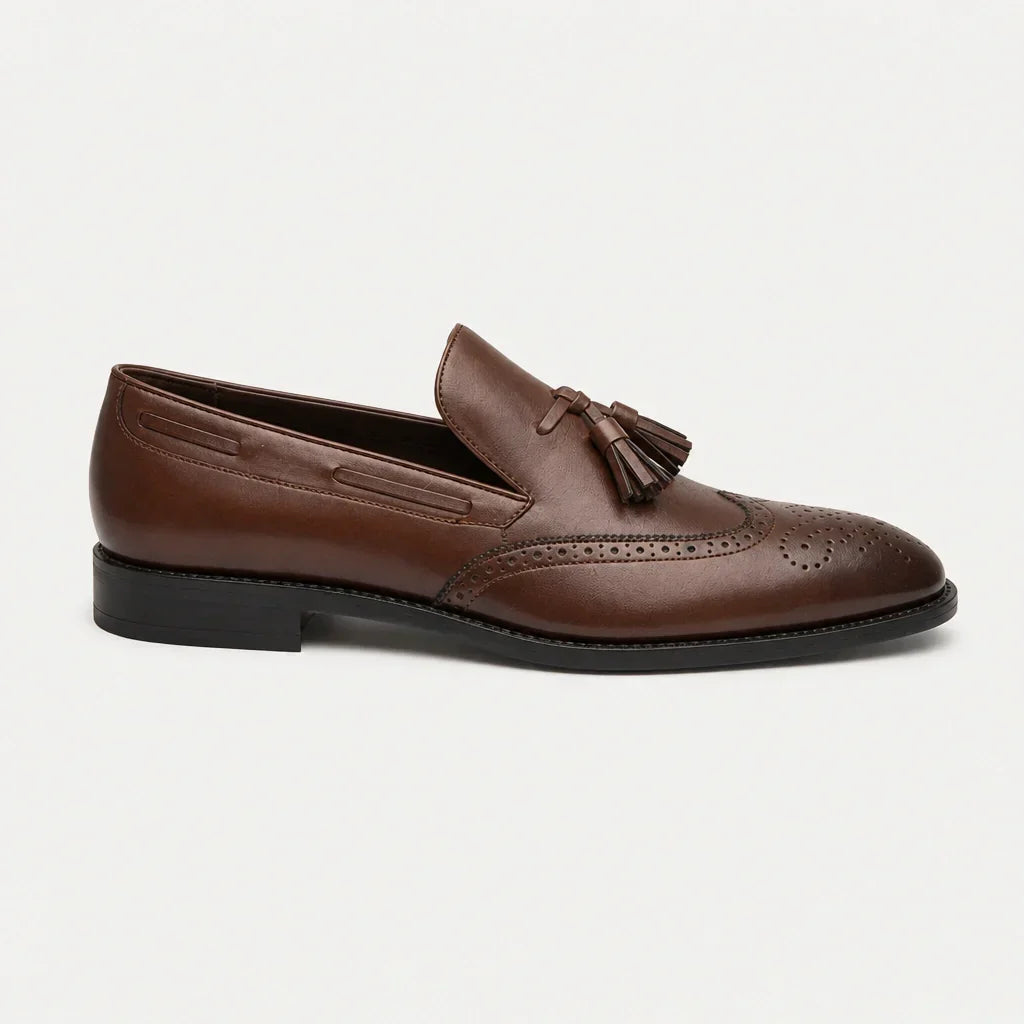 The Mats Leather Loafer, up close