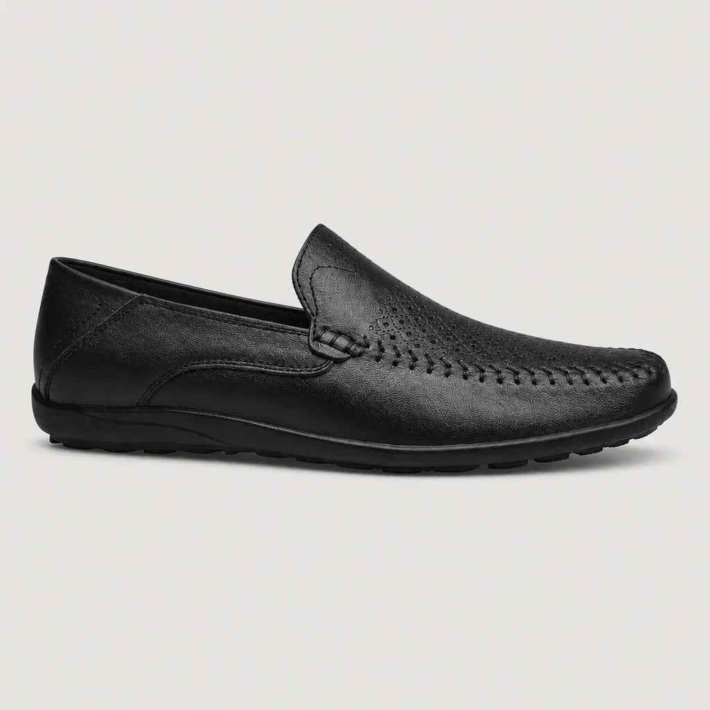 The Lars Leather Loafer, up close