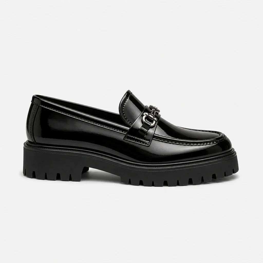 The Oskar Leather Loafer, up close