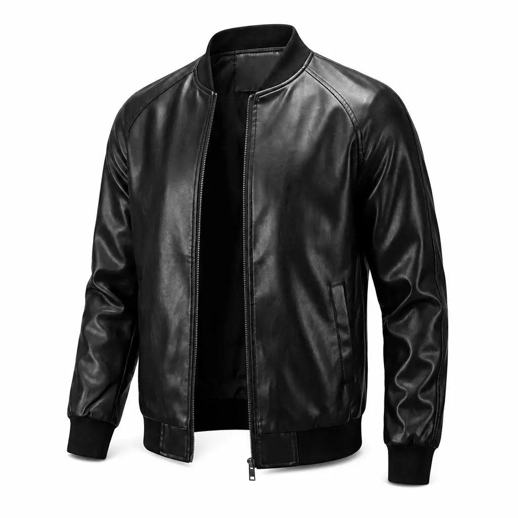 Harlan Café Racer Jacket — packshot black