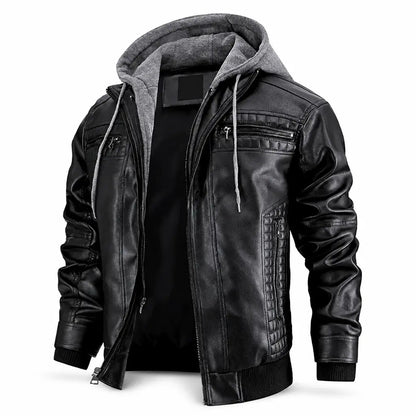 Marshall Hooded Jacket — packshot black
