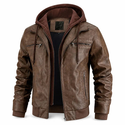 Marshall Hooded Jacket — packshot brown