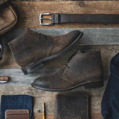 The Ashby Suede Chukka — Mocha