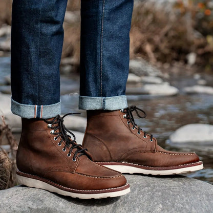 The Dalton Moc-Toe Boot — Adobe Brown