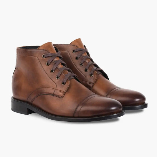 The Ellis Cap-Toe Chukka — Walnut