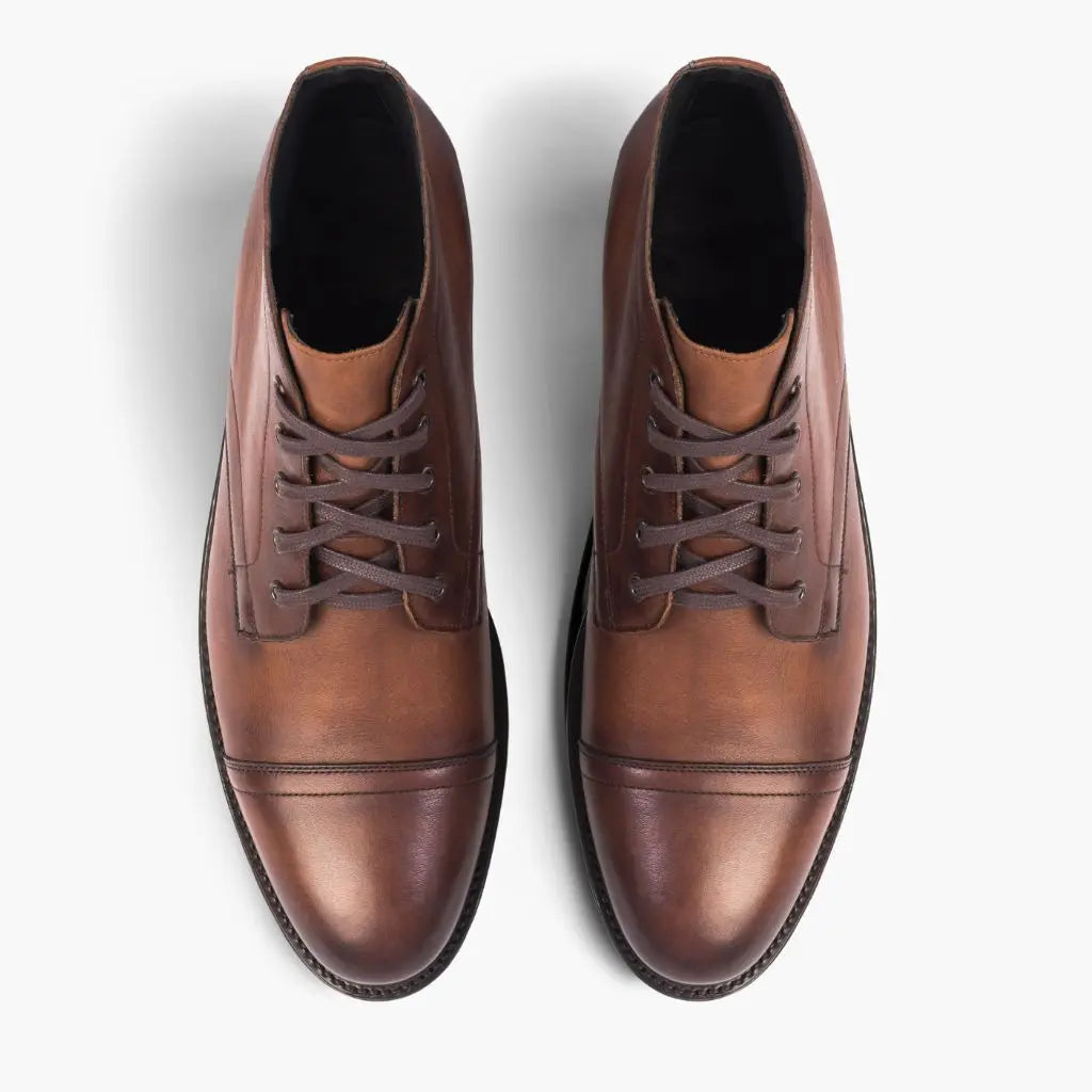The Ellis Cap-Toe Chukka — Walnut