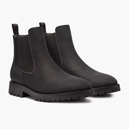 The Harlow Lug Chelsea — Matte Black