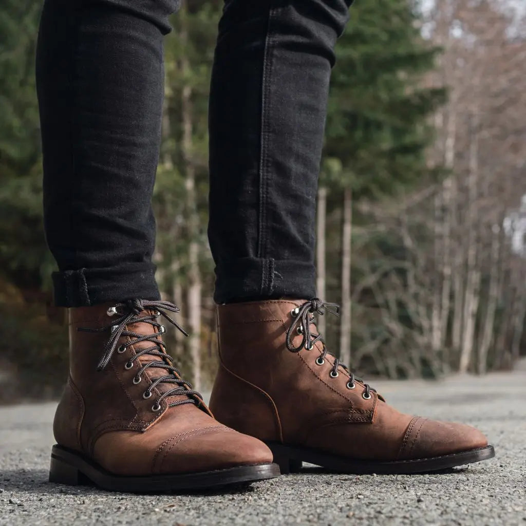 The Hayes Cap-Toe Boot — Adobe Brown