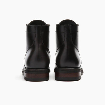 The Hayes Cap-Toe Boot — Black