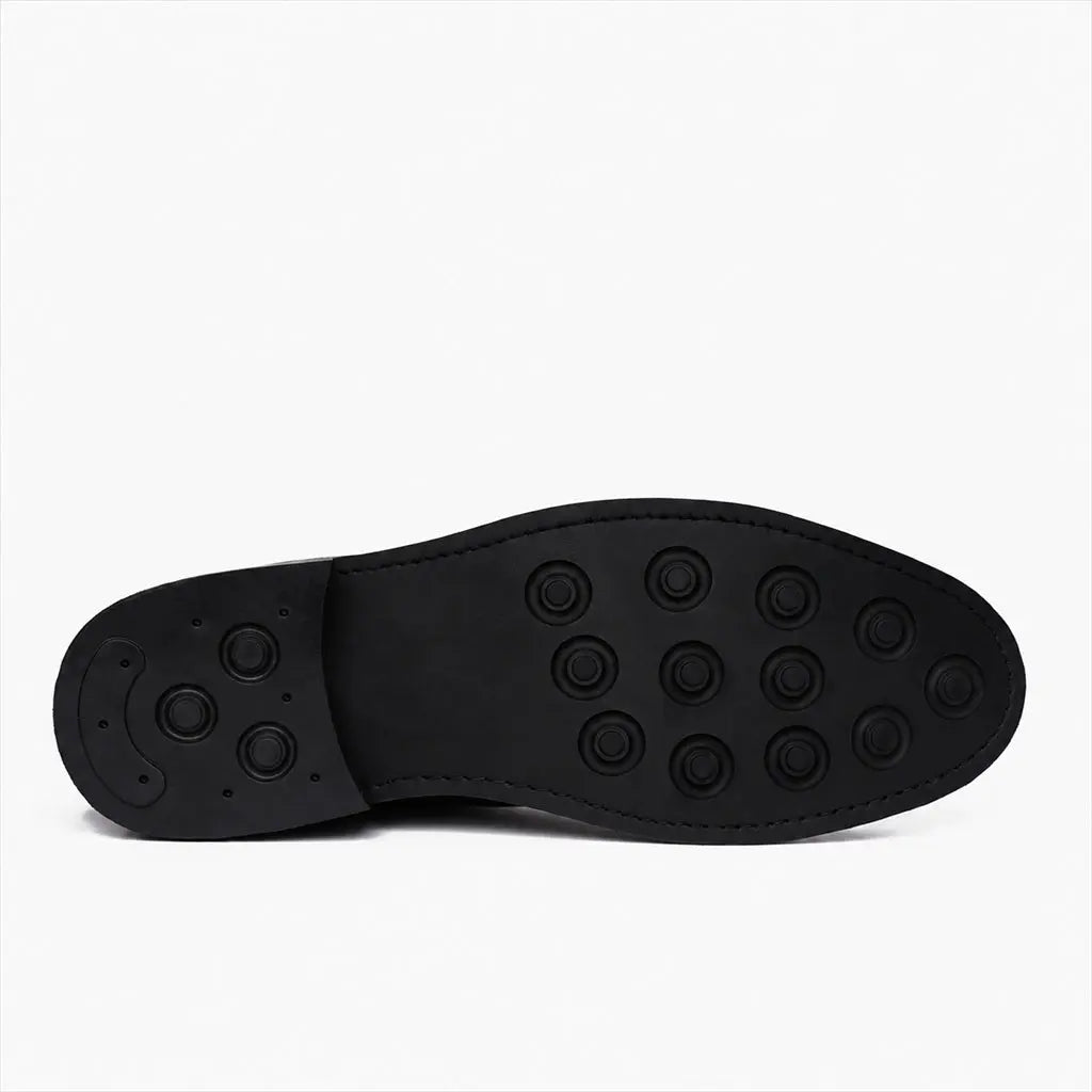 The Hayes Cap-Toe Boot — Black