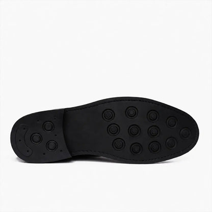 The Hayes Cap-Toe Boot — Black