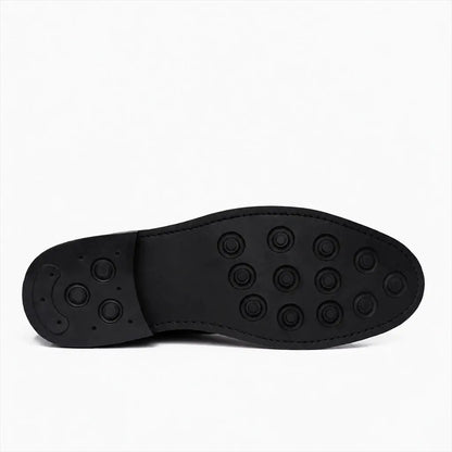 The Hayes Cap-Toe Boot — Matte Black