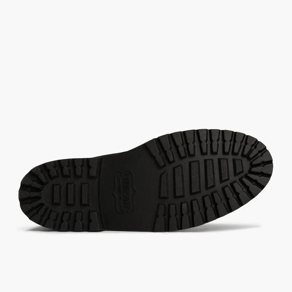 The Hayes Lug-Sole Boot — Matte Black