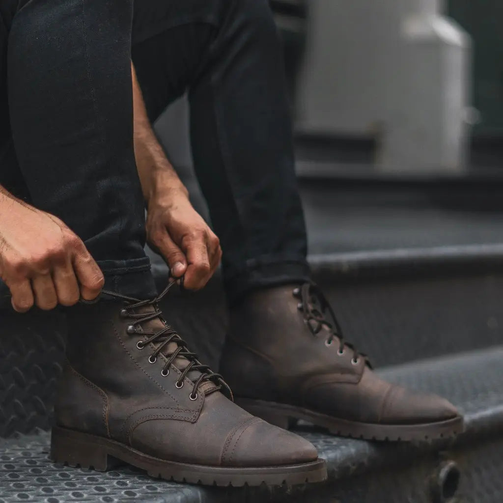 The Hayes Lug-Sole Boot — Tobacco