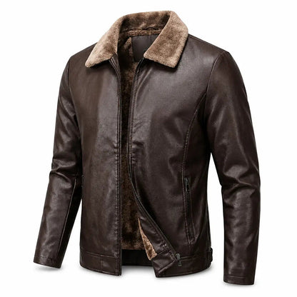 Tucson Sherpa-Collar Jacket — packshot dark brown